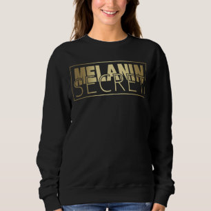 Black Afro Melanin Secret Afro American Sweatshirt