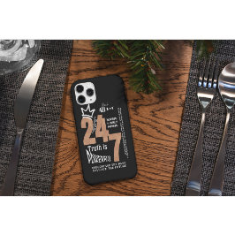 Black All Day 24/7 Slogan Graphic Case-Mate iPhone Hülle