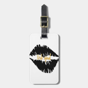Black an Gold Bridge Squad Kiss Goth Gepäckanhänger