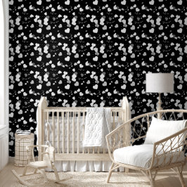 Black an white love hearts wallpaper tapete