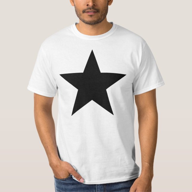 Black Anarchy Star (klassisch) T-Shirt (Vorderseite)
