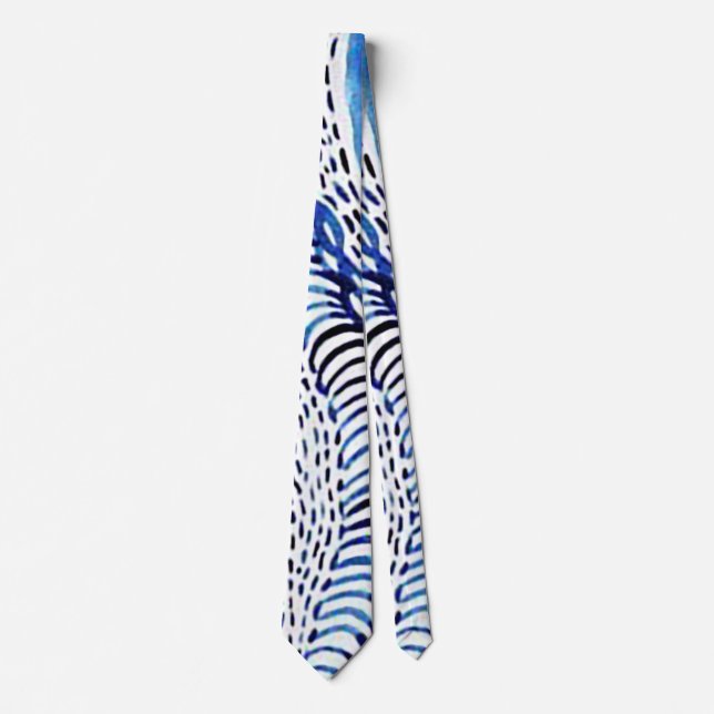 "Black and Blue" Neck Tie Krawatte (Vorderseite)