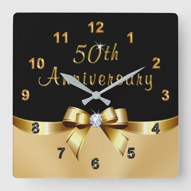 Black and Gold 50 Jahre Anniversary Presents, Uhr (Vorderseite)