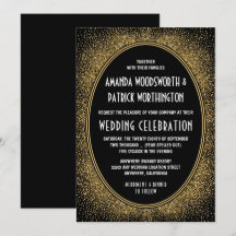 Black and Gold Foil