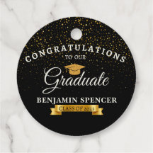 "Black and Gold Graduation Party" - Gefälligkeitsb