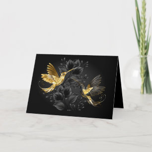 Black and Gold Hummingbird