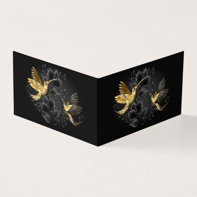 Black and Gold Hummingbird (Vorderseite)