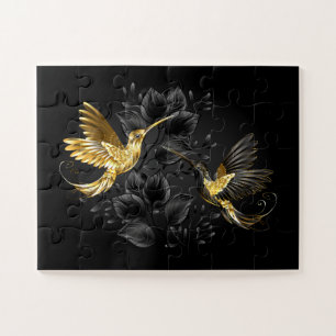 Black and Gold Hummingbird