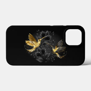 Black and Gold Hummingbird Case-Mate iPhone Hülle