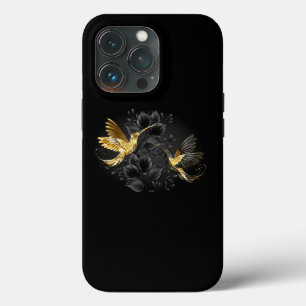Black and Gold Hummingbird Case-Mate iPhone Hülle
