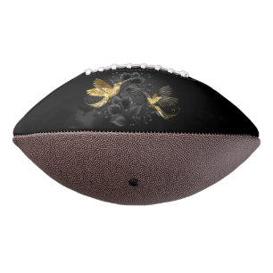 Black and Gold Hummingbird Football