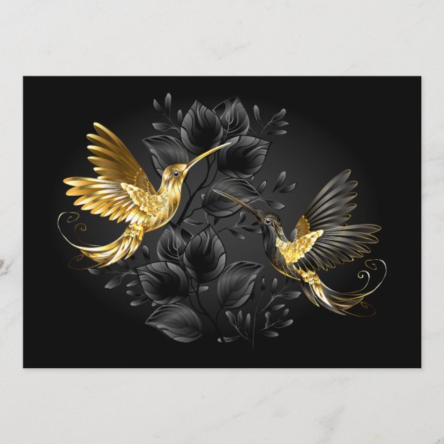 Black and Gold Hummingbird Programm (Vorderseite)