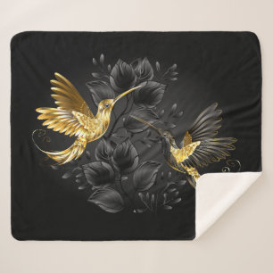 Black and Gold Hummingbird Sherpadecke