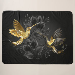 Black and Gold Hummingbird Sherpadecke
