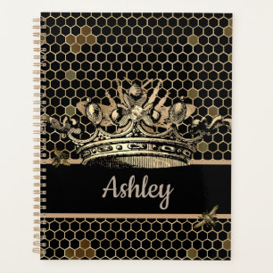 Black and Gold Queen Bee Planer