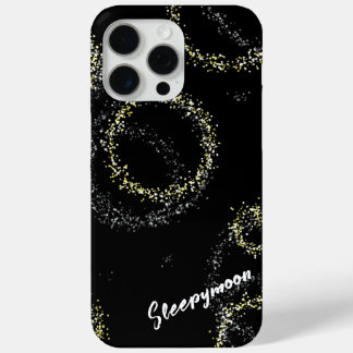 Black and golden shimmer Case-Mate iPhone hülle