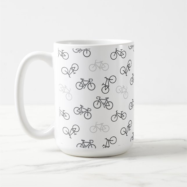 Black and Gray Bikes Kaffeetasse (Links)