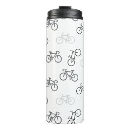 Black and Gray Bikes Thermosbecher