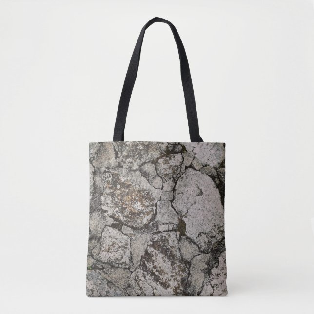 Black and gray stone fragment tasche (Vorderseite)
