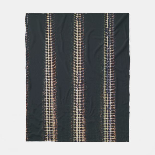 Black and grey textile fleecedecke (Vorderseite)