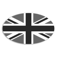 Black and Grey Union Jack