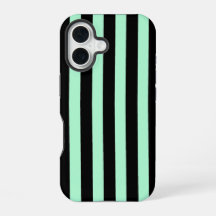 Black and Mint Green