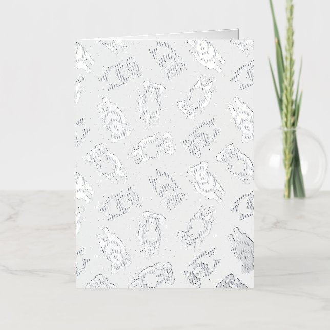 Black and Silver Schnauzers Vielen Dank (Vorderseite)