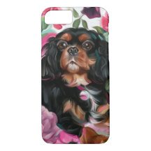 Black and Tan Cavalier Telefongehäuse