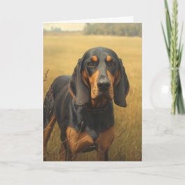 Black and Tan Coonhound Karte