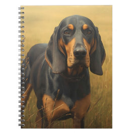 Black and Tan Coonhound Notizblock