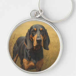 Black and Tan Coonhound Schlüsselanhänger