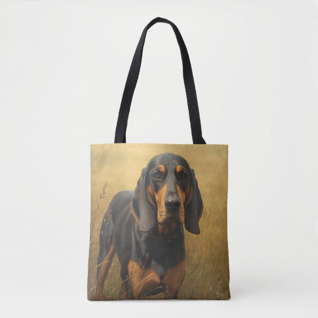 Black and Tan Coonhound Tasche (Vorderseite)