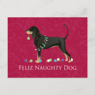 Black and Tan Coonhound Weihnachten