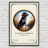 Black and Tan Coonhound Zoologie-Serie