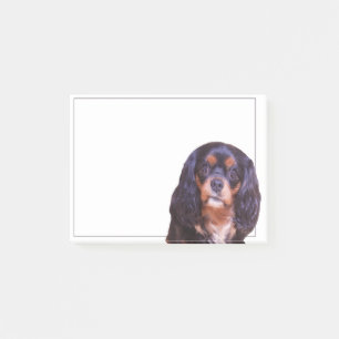 Black and Tan King Charles Spaniel Post It note Post-it Klebezettel