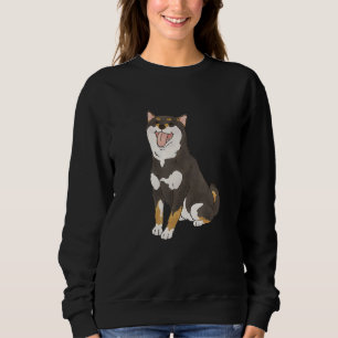 Black and Tan Shiba Lovers Shiba Inu Dog Mama Sweatshirt