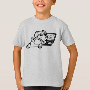 BLACK AND WHITE #53 - Ein Designer-Hund T-Shirt