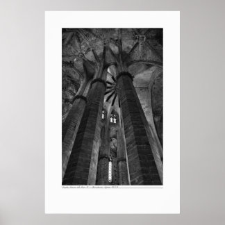 Black and White Architecture Poster