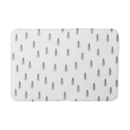  Black and White Bathroom Rug Badematte