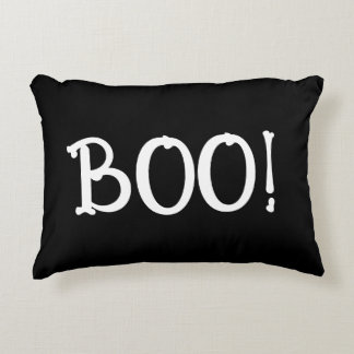 Black and White Bony Boo Dekokissen