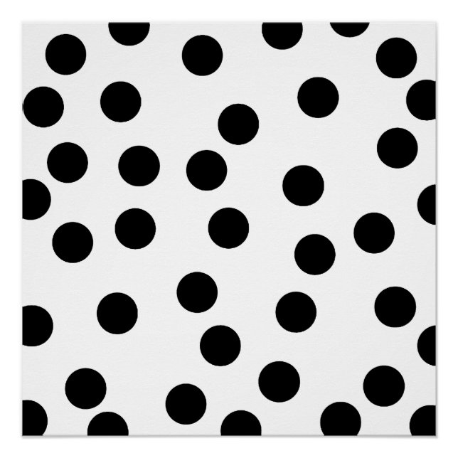 black_and_white_dalmatian_spot_pattern poster (Vorderseite)