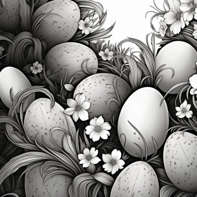Black and White Easter Eggs  Krawatte (Von Creator hochgeladen)
