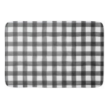 Black and White Gingham Buffalo Karo Kariert