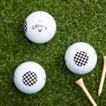 Black and White Golf Balls