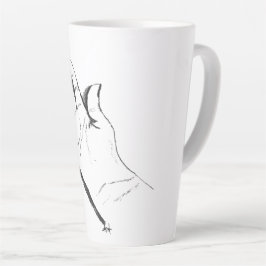 black and white hand on coffee mug