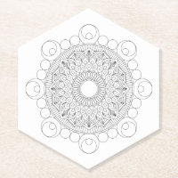 Black and White Mandala v2