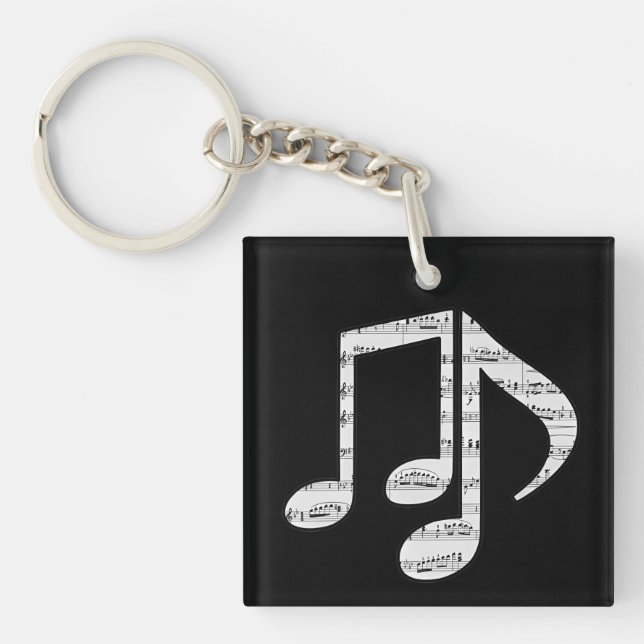 Black and White Music Notes (Devant)