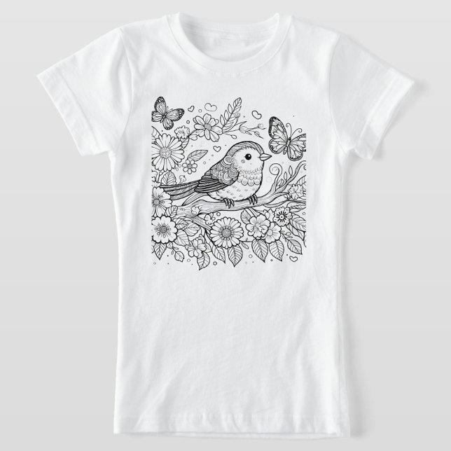 Black and White Nature T-Shirt (Von Creator hochgeladen)