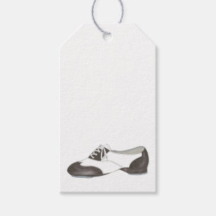 Black-and-White Oxford Stich Shoe Dance Teacher Geschenkanhänger