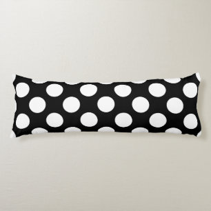 Black and White Polka Dots, Polka Dot Pattern Seitenschläferkissen